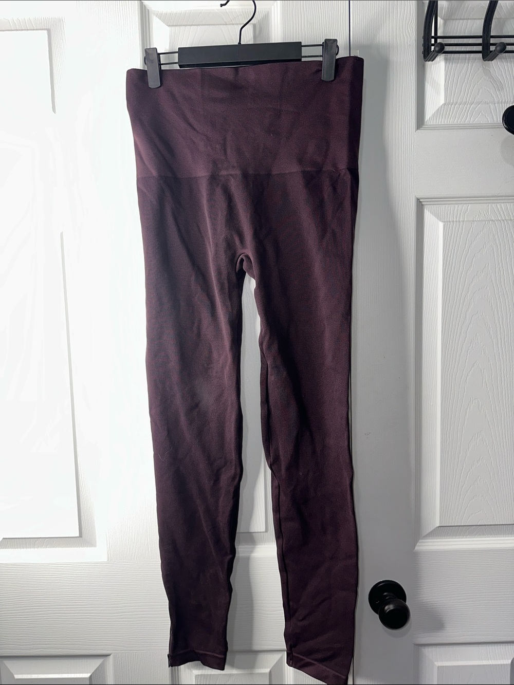 SPANX Girls High-Waist Leggings in Plum